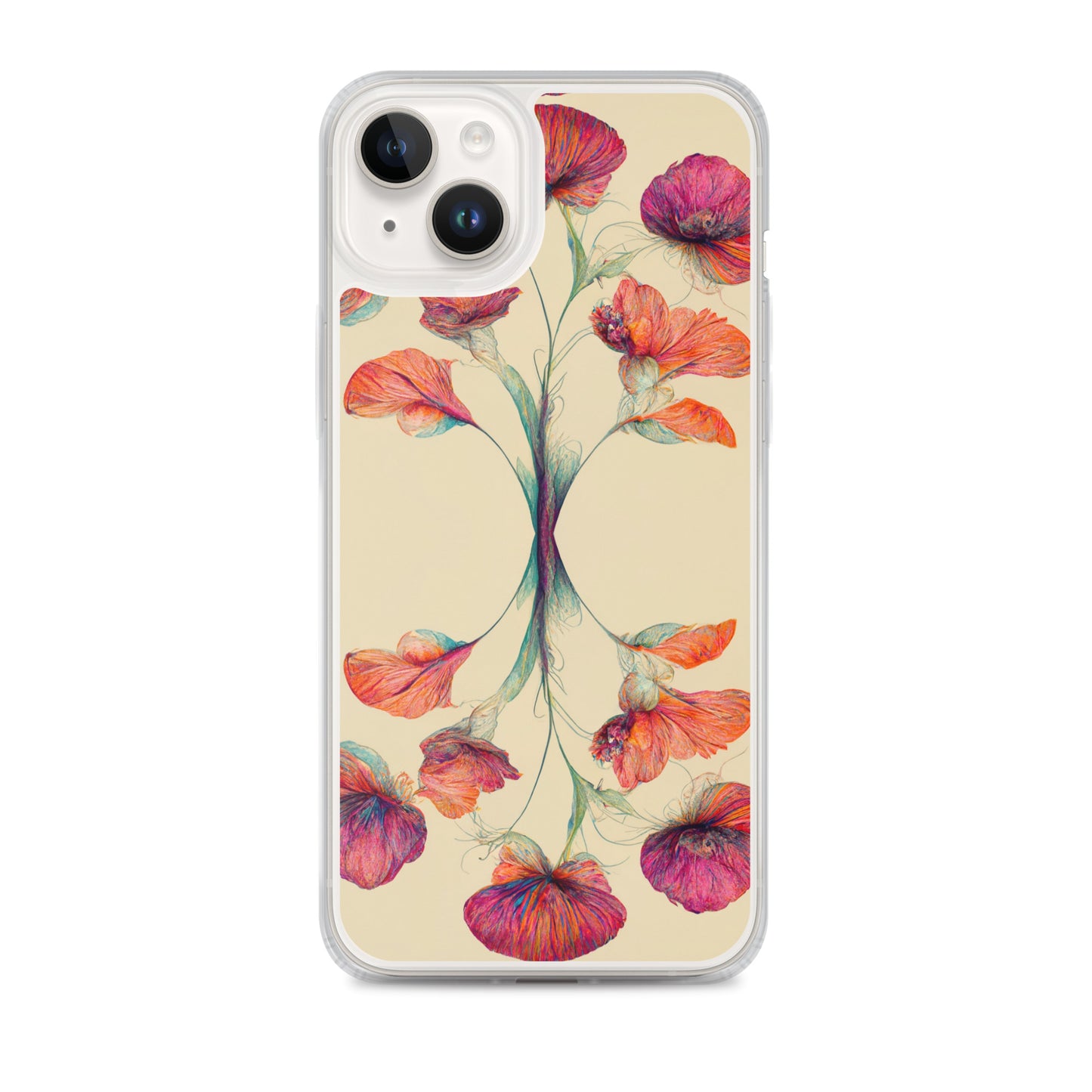 Nouveau Flowers on Clear Case for iPhone®