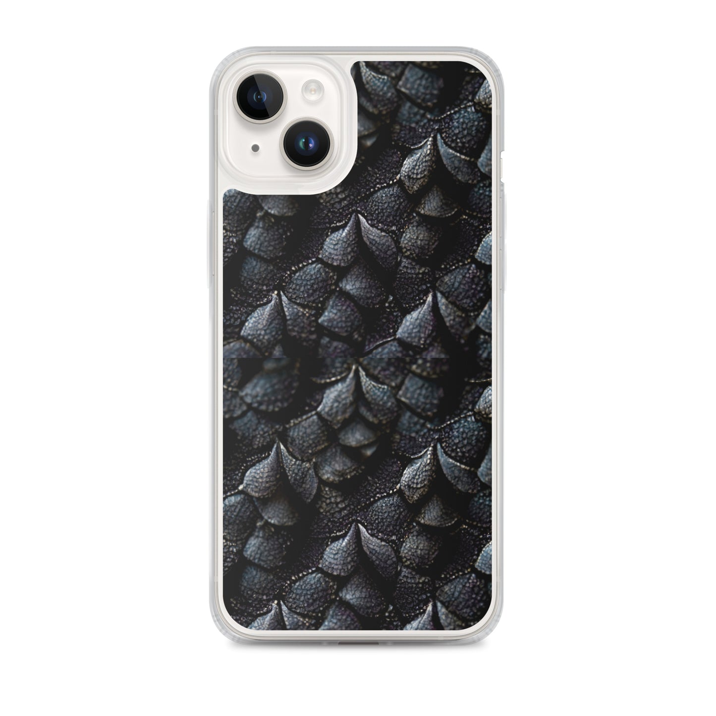 Onyxxor, the Cliff Sentinel Dragon on Clear Case for iPhone®