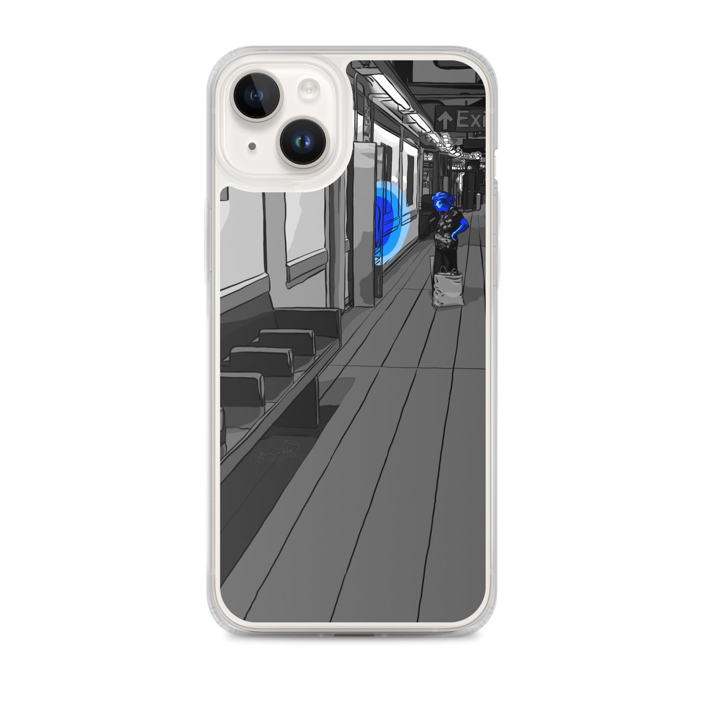 Columbus Circle Subway NYC Clear Case for iPhone®