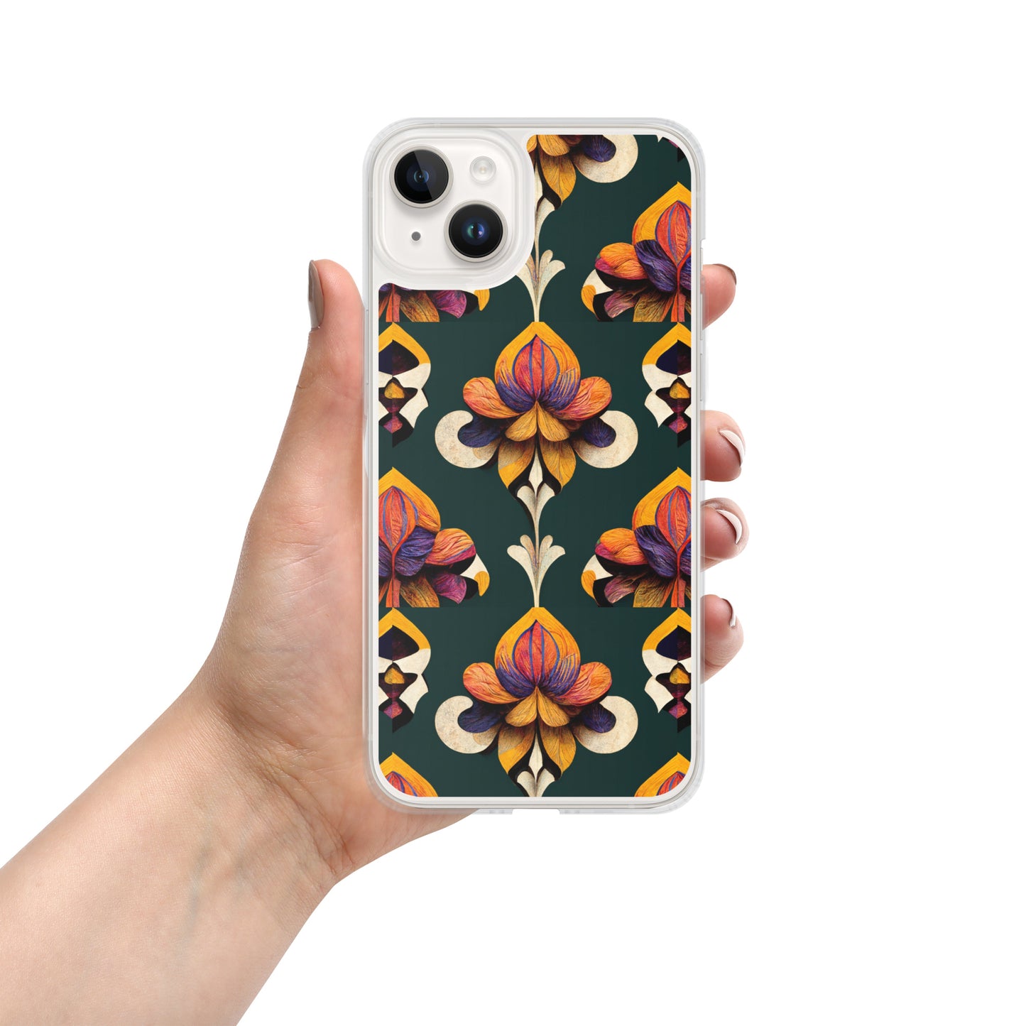 Taza’s Radiant Petals Clear Case for iPhone®