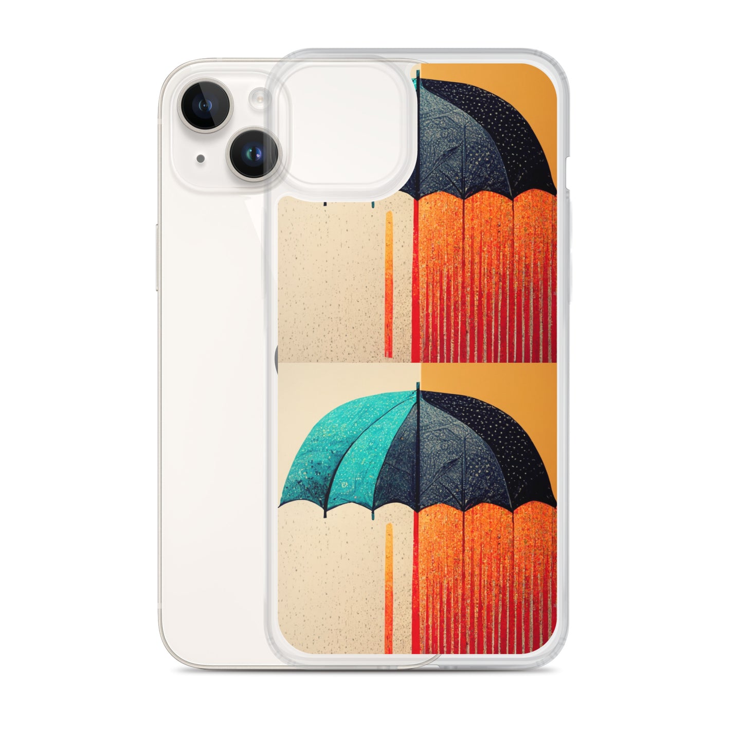 Colorful Coverings Clear Case for iPhone®