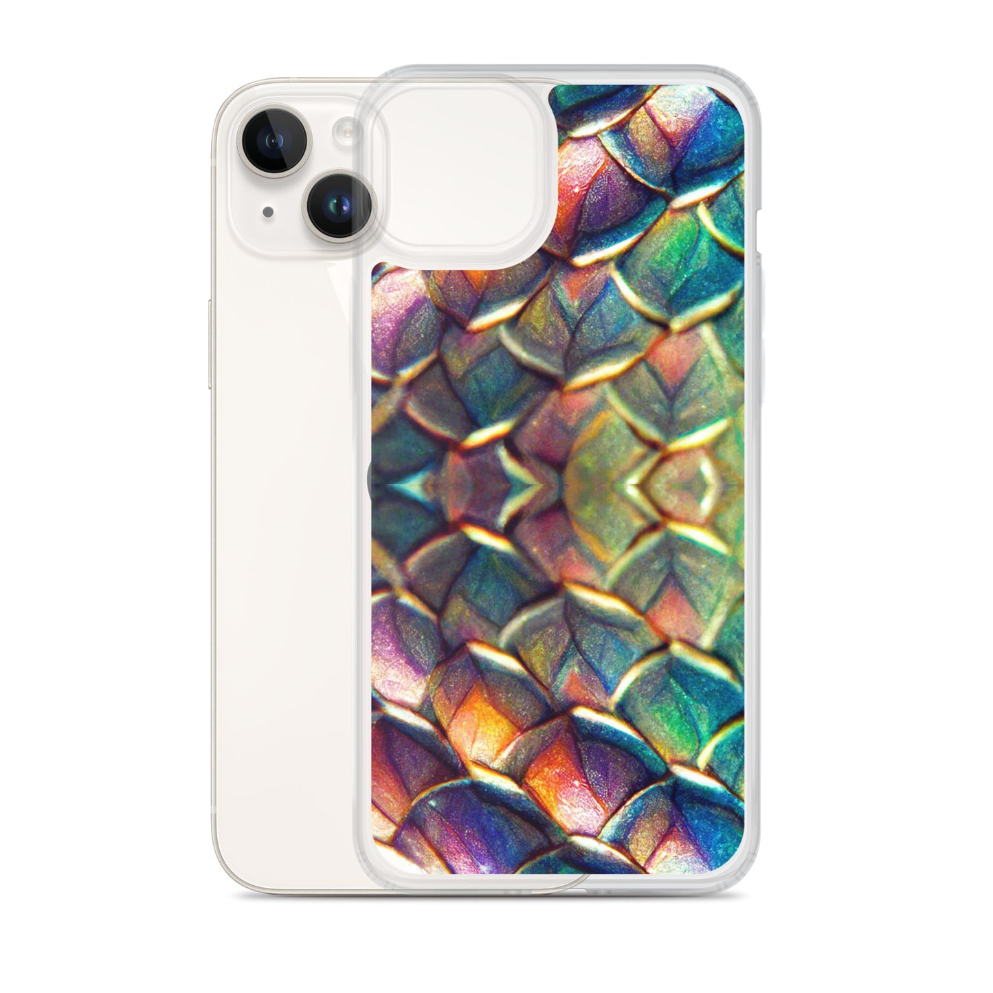 Margonithia, the Glittering Rainbow Sovereign on Clear Case for iPhone®