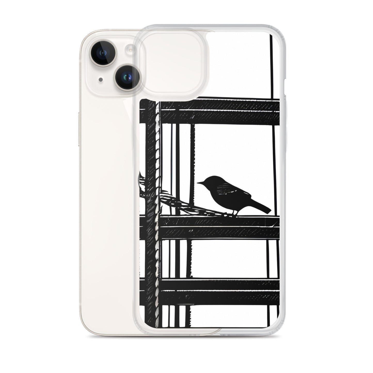 Solitary Perch on Clear Case for iPhone®