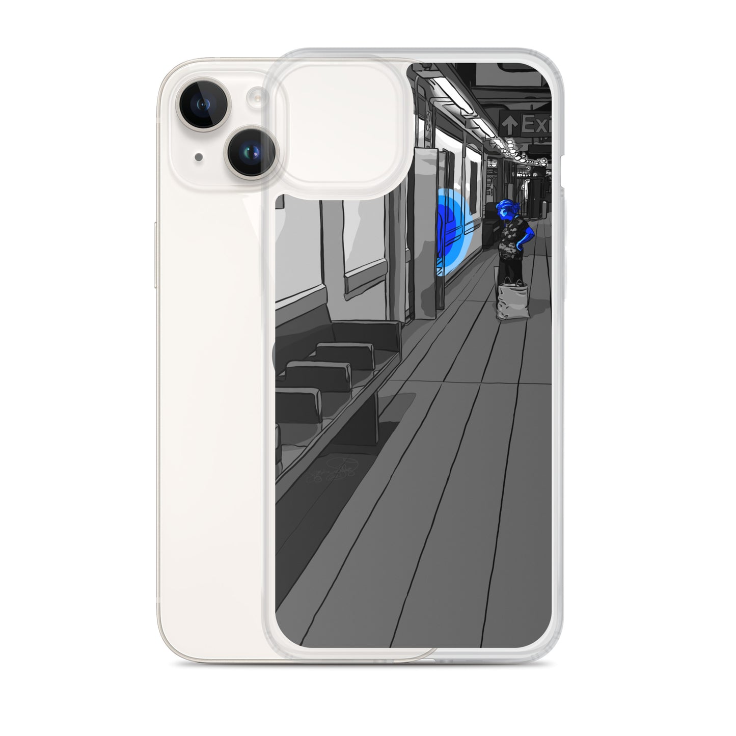 Columbus Circle Subway NYC Clear Case for iPhone®