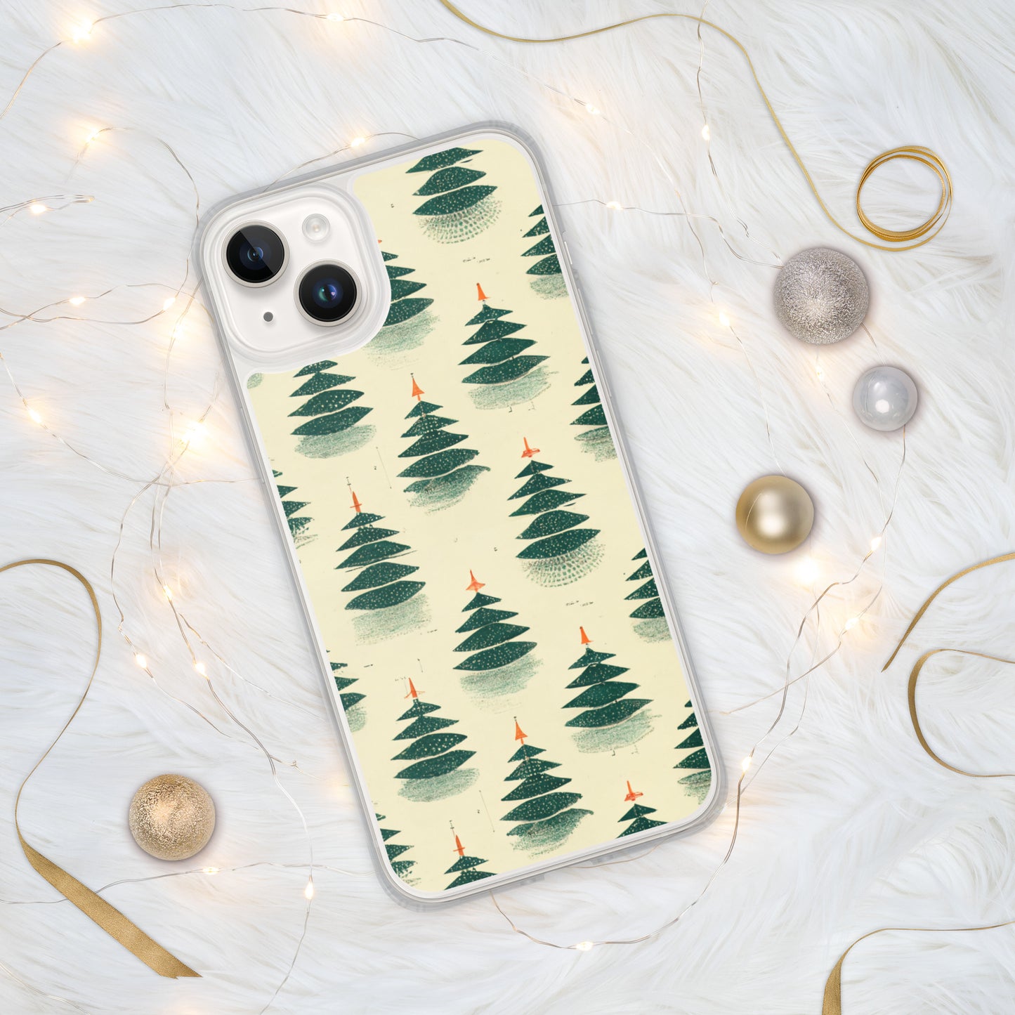 Merry Pine Parade Clear Case for iPhone®