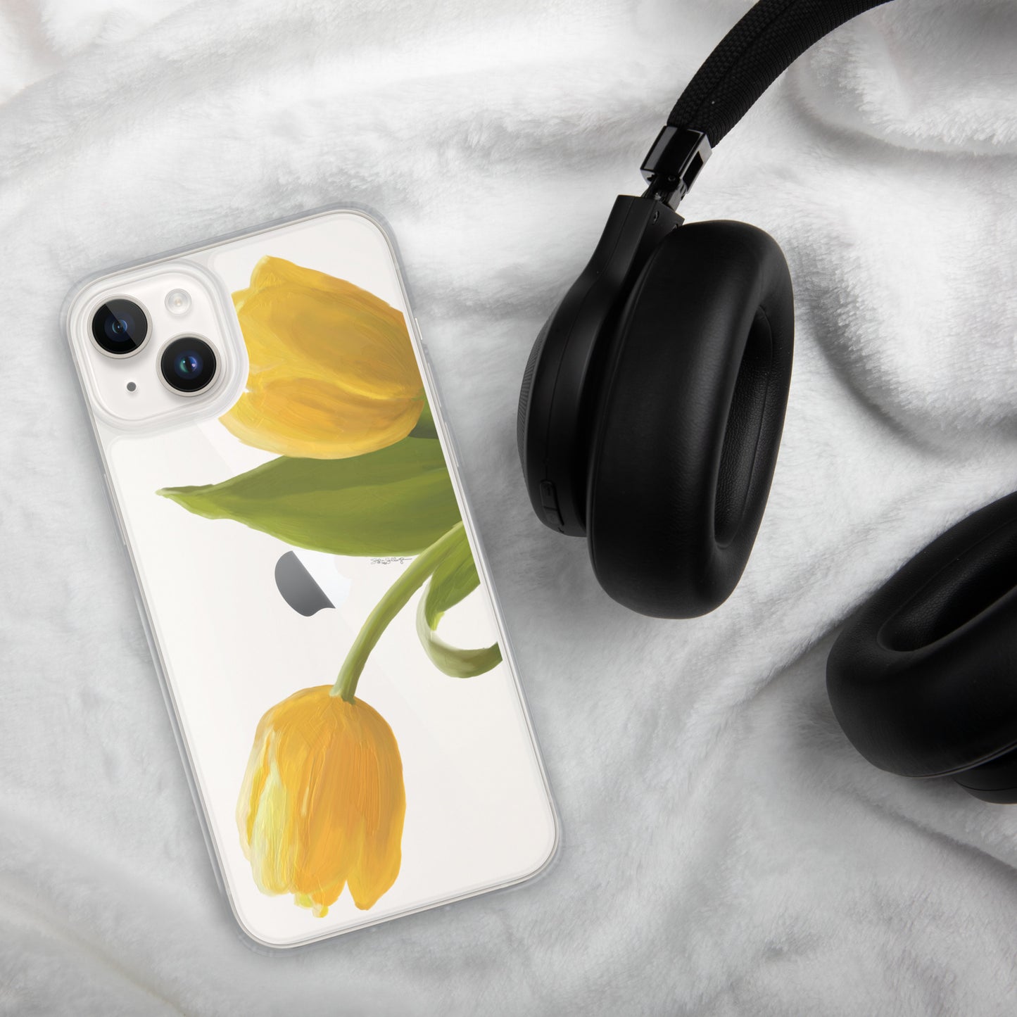 Sue’s Yellow Tulips Clear Case for iPhone®