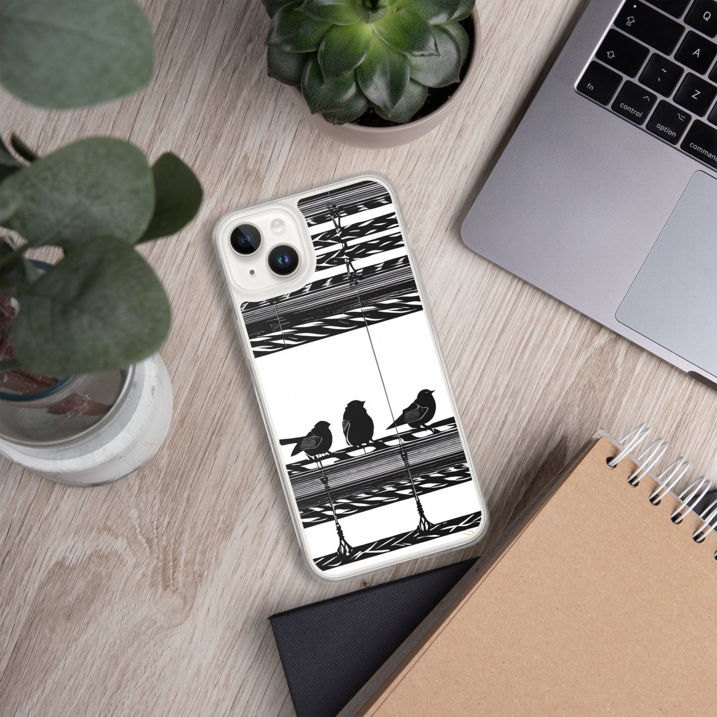 Line of Birds Clear Case for iPhone®