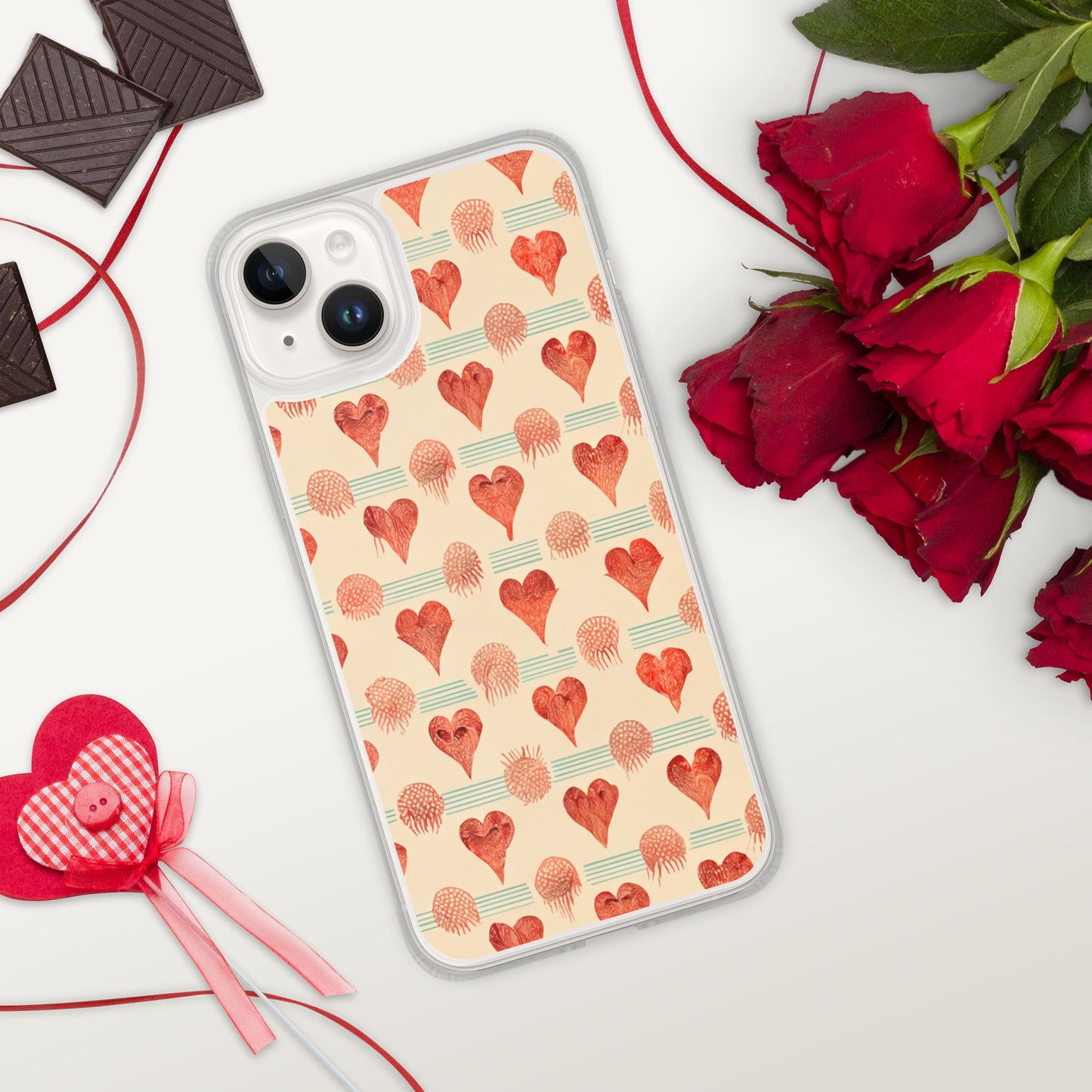 Loves Prints Clear Case for iPhone®