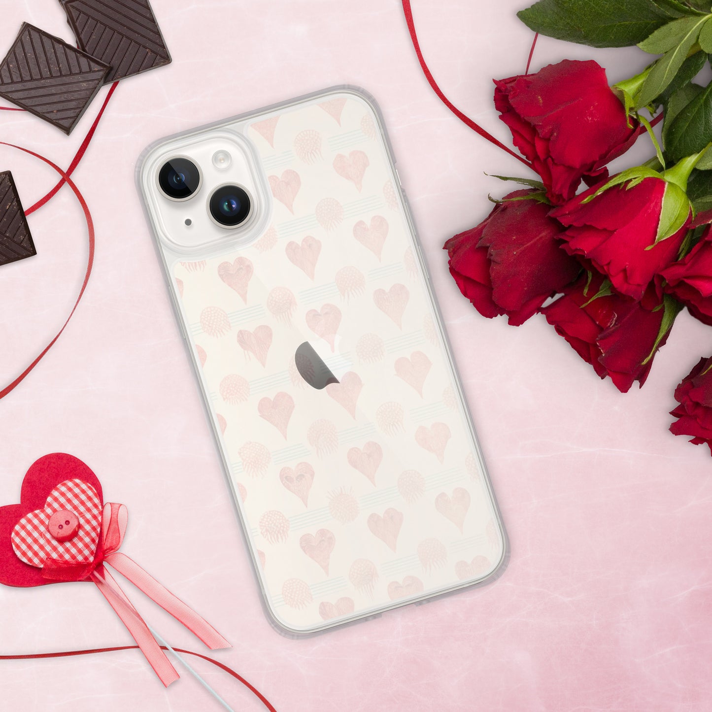 Loves Prints Clear Case for iPhone®