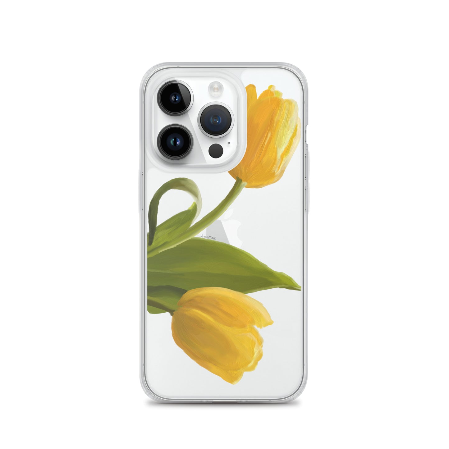 Sue’s Yellow Tulip Clear Case for iPhone®