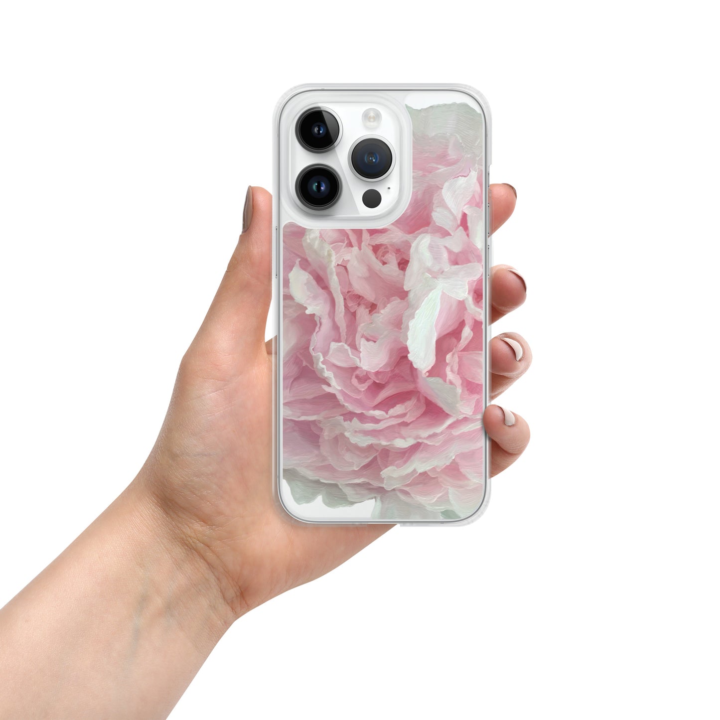 Cloey’s Peony on Clear Case for iPhone®