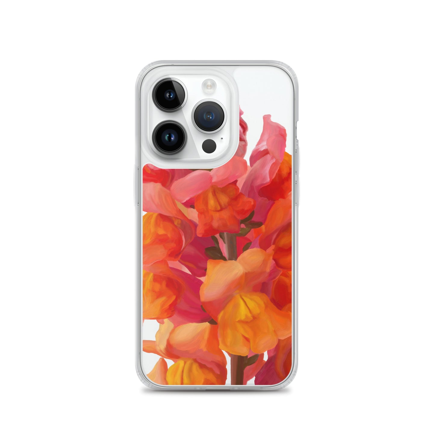 Mark’s Orange Snapdragon on Clear Case for iPhone®