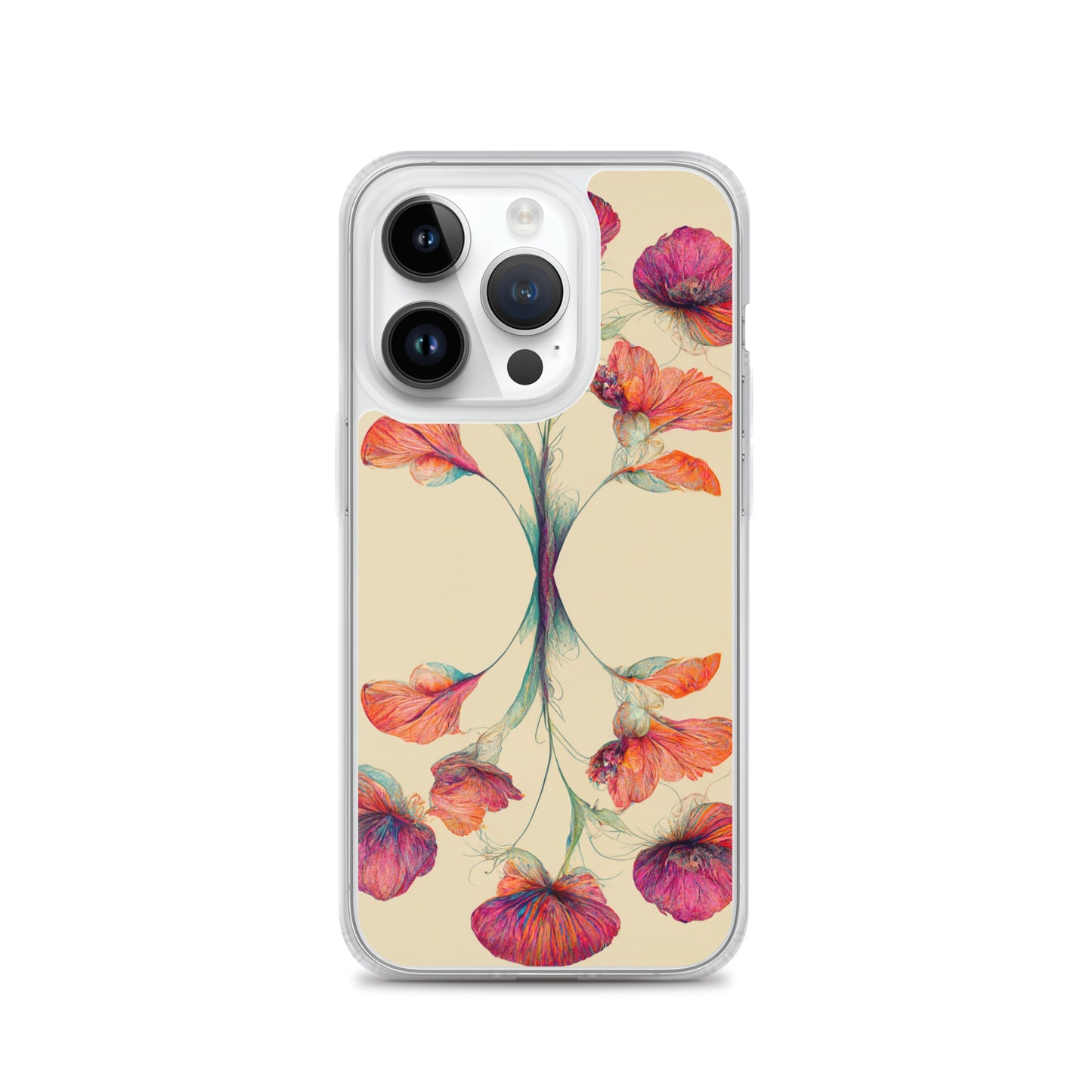 Nouveau Flowers on Clear Case for iPhone®