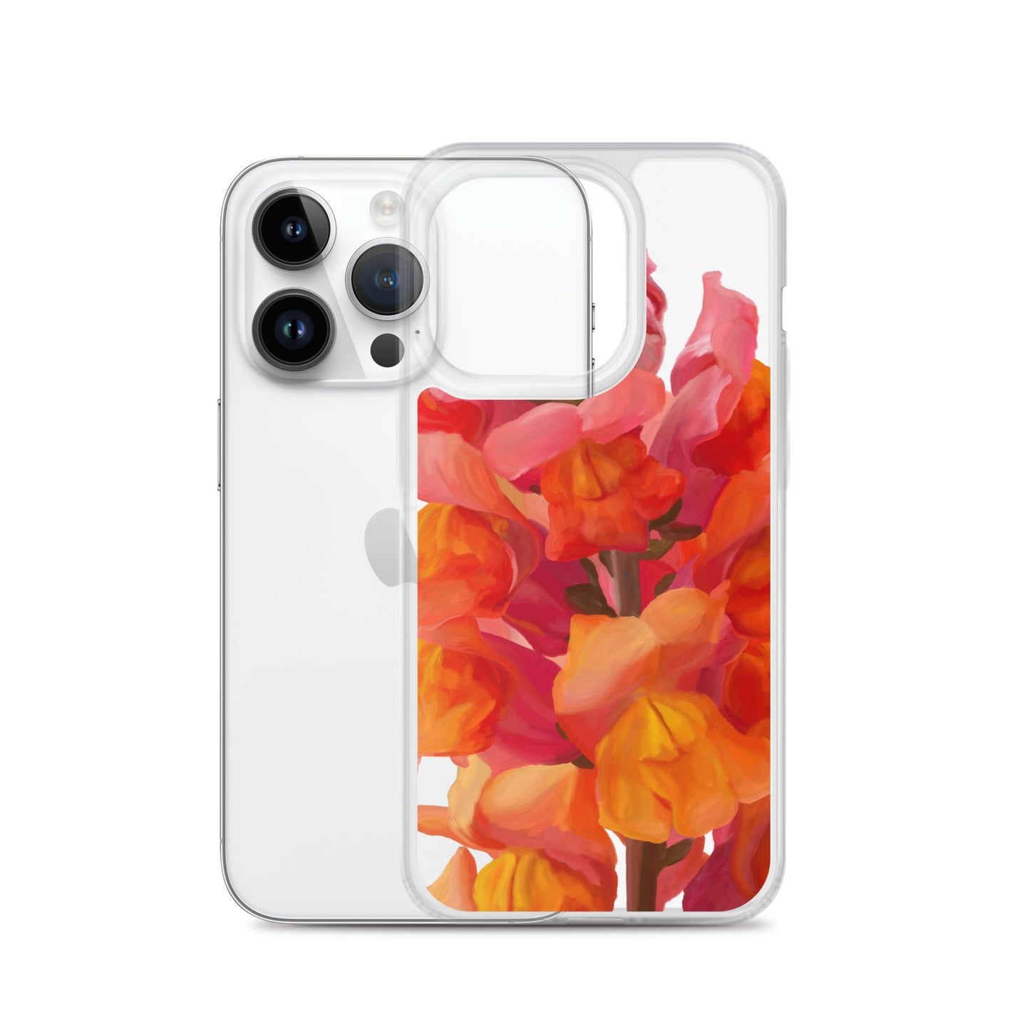 Mark’s Orange Snapdragon on Clear Case for iPhone®