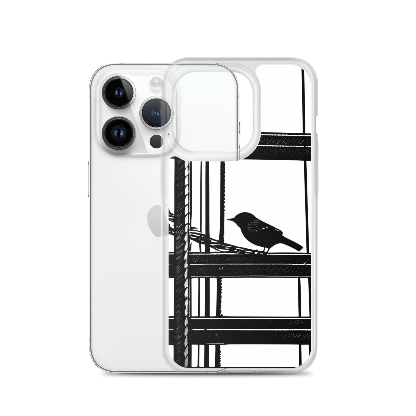 Solitary Perch on Clear Case for iPhone®