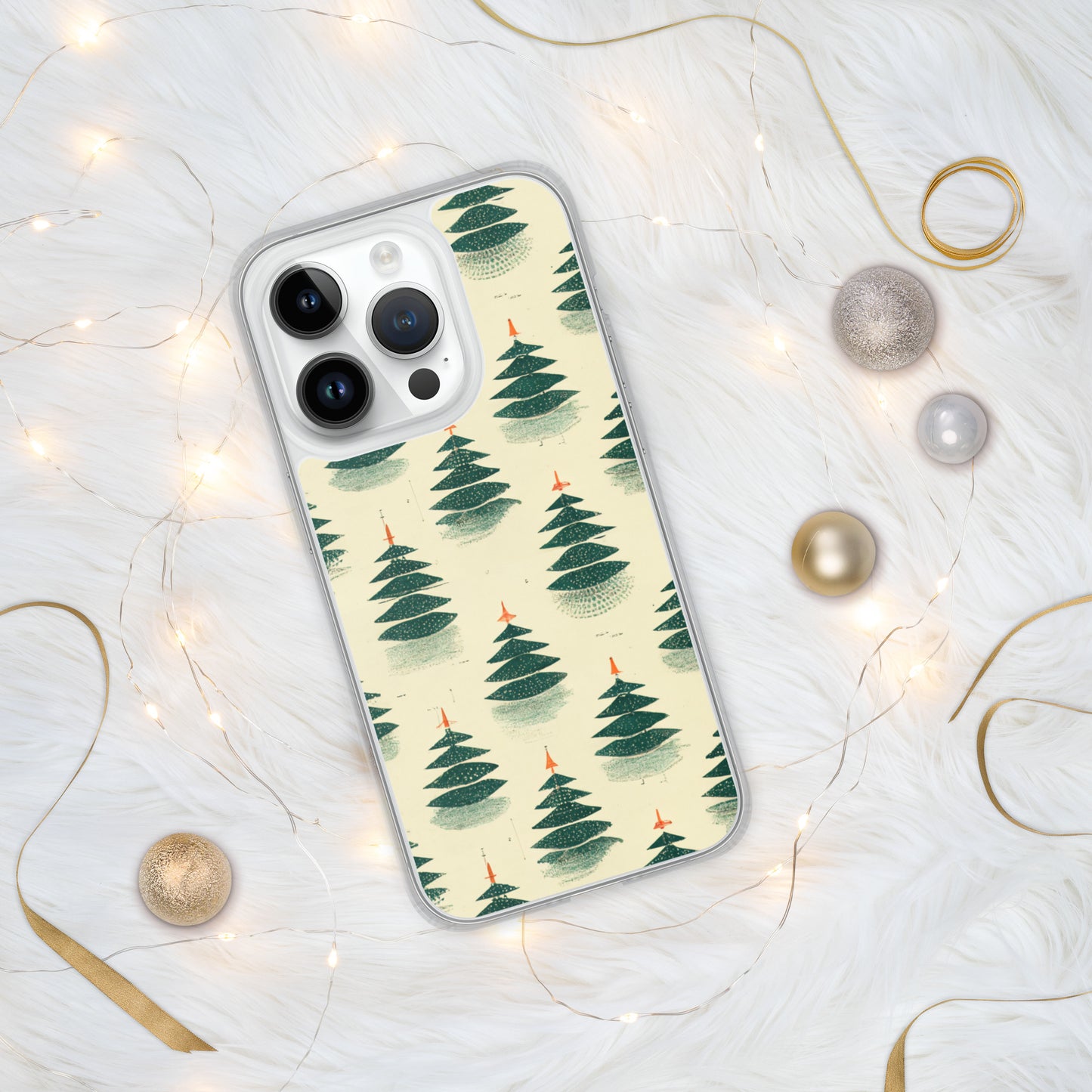 Merry Pine Parade Clear Case for iPhone®