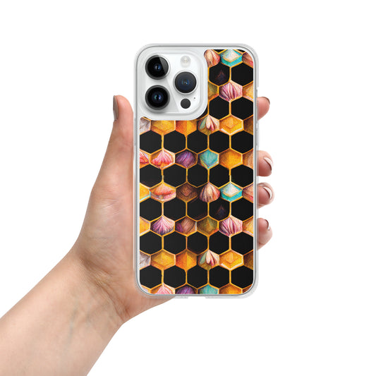 Beehive Lattice Love Clear Case for iPhone®