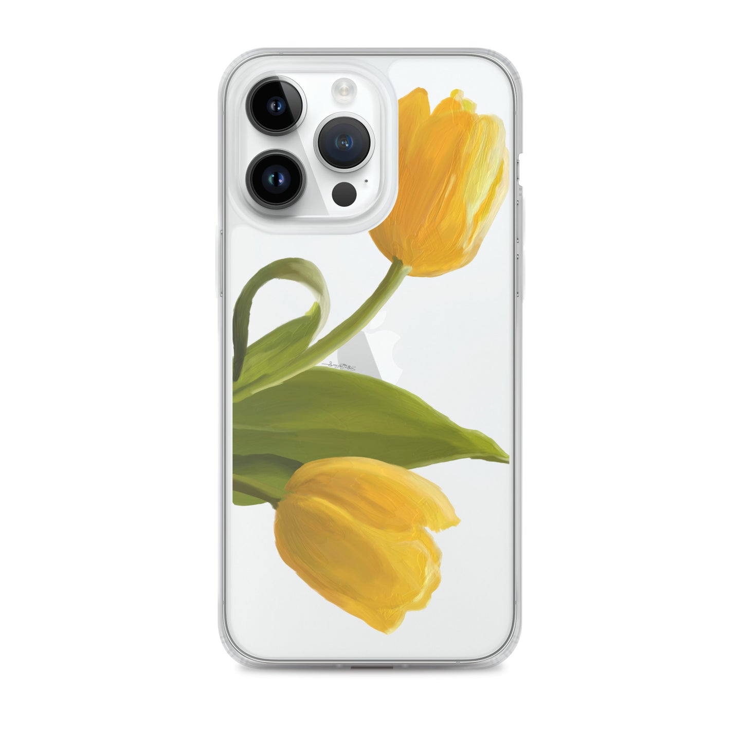 Sue’s Yellow Tulip Clear Case for iPhone®