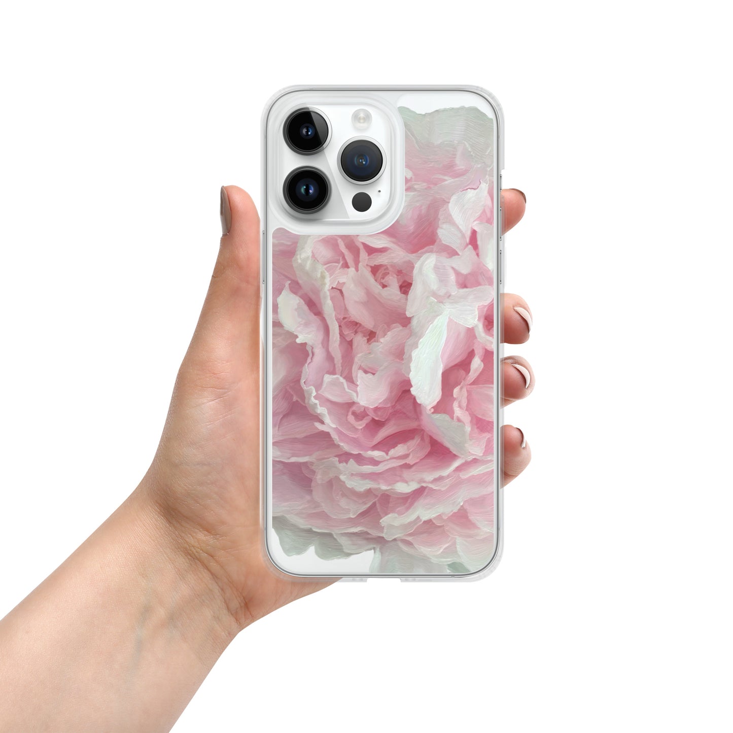 Cloey’s Peony on Clear Case for iPhone®