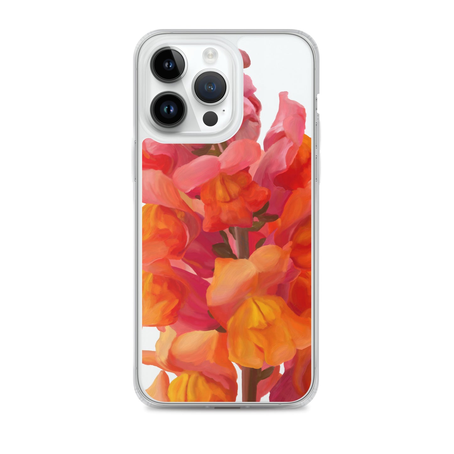 Mark’s Orange Snapdragon on Clear Case for iPhone®