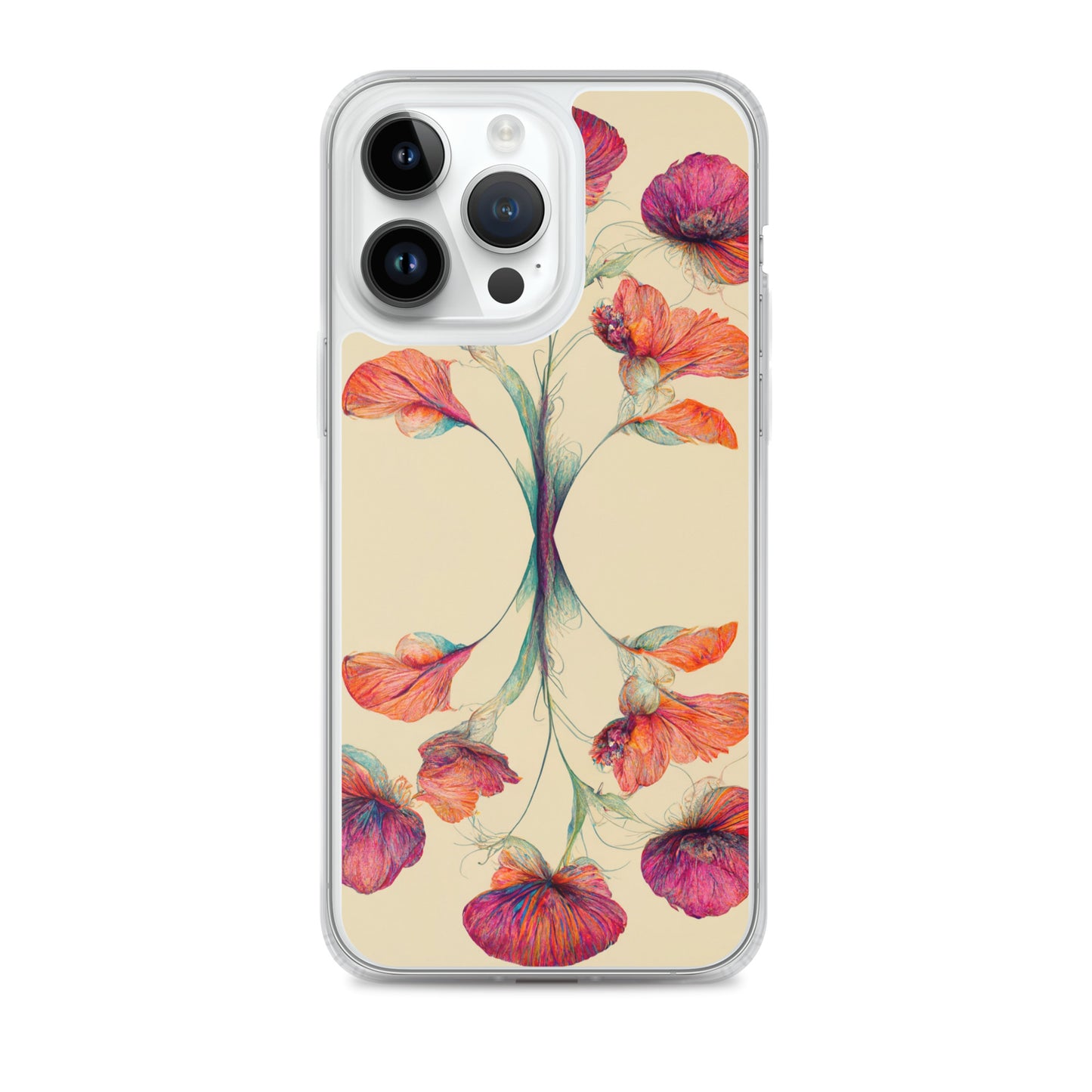 Nouveau Flowers on Clear Case for iPhone®