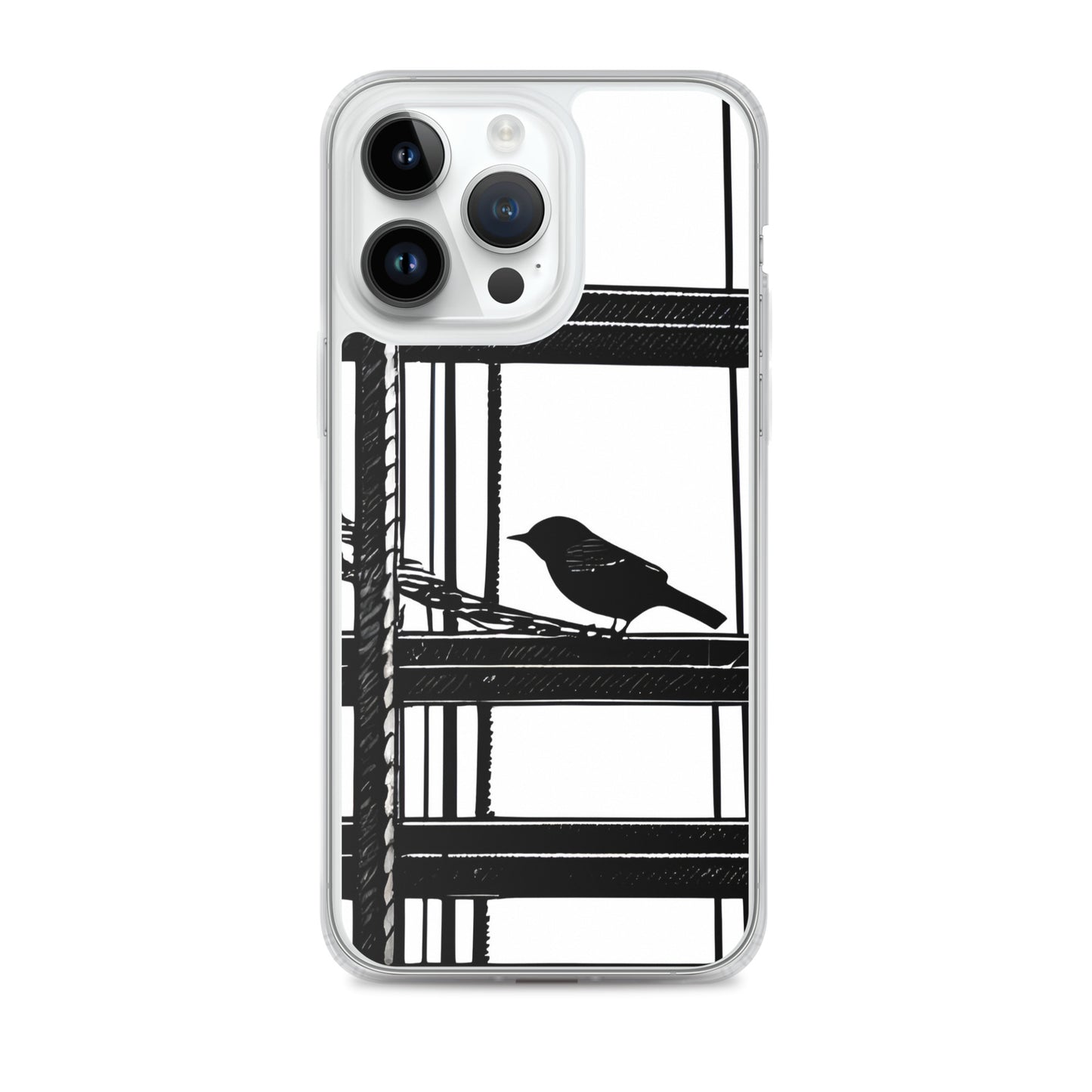 Solitary Perch on Clear Case for iPhone®