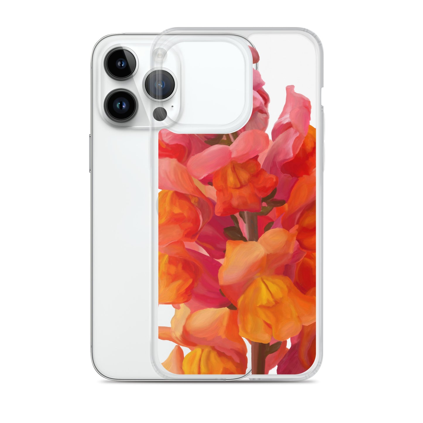 Mark’s Orange Snapdragon on Clear Case for iPhone®