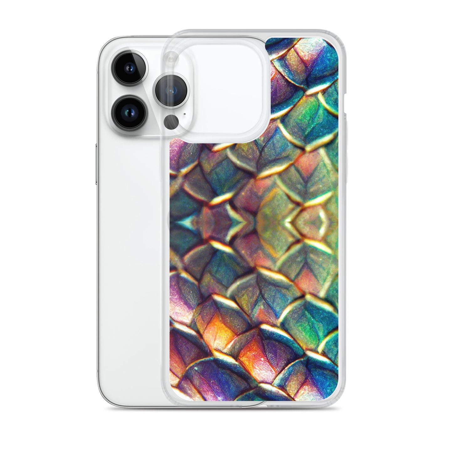 Margonithia, the Glittering Rainbow Sovereign on Clear Case for iPhone®