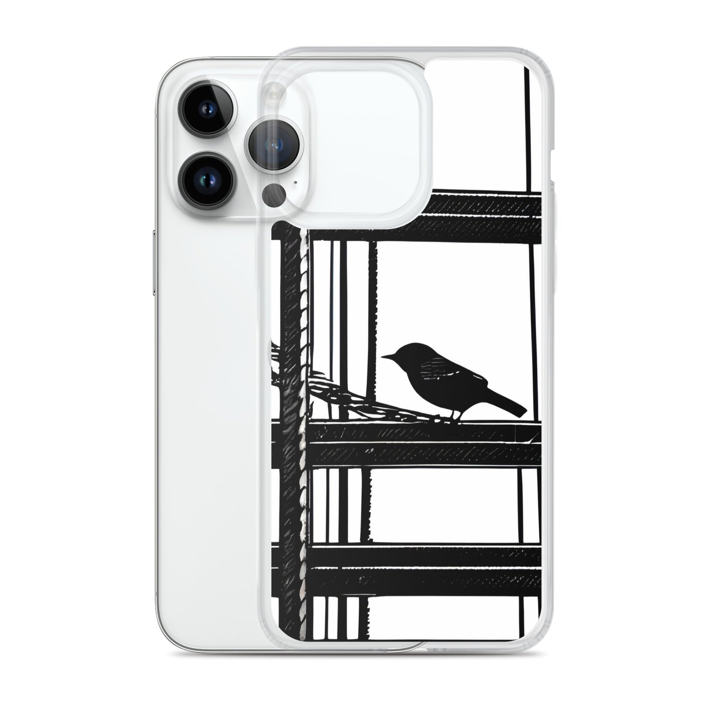 Solitary Perch on Clear Case for iPhone®