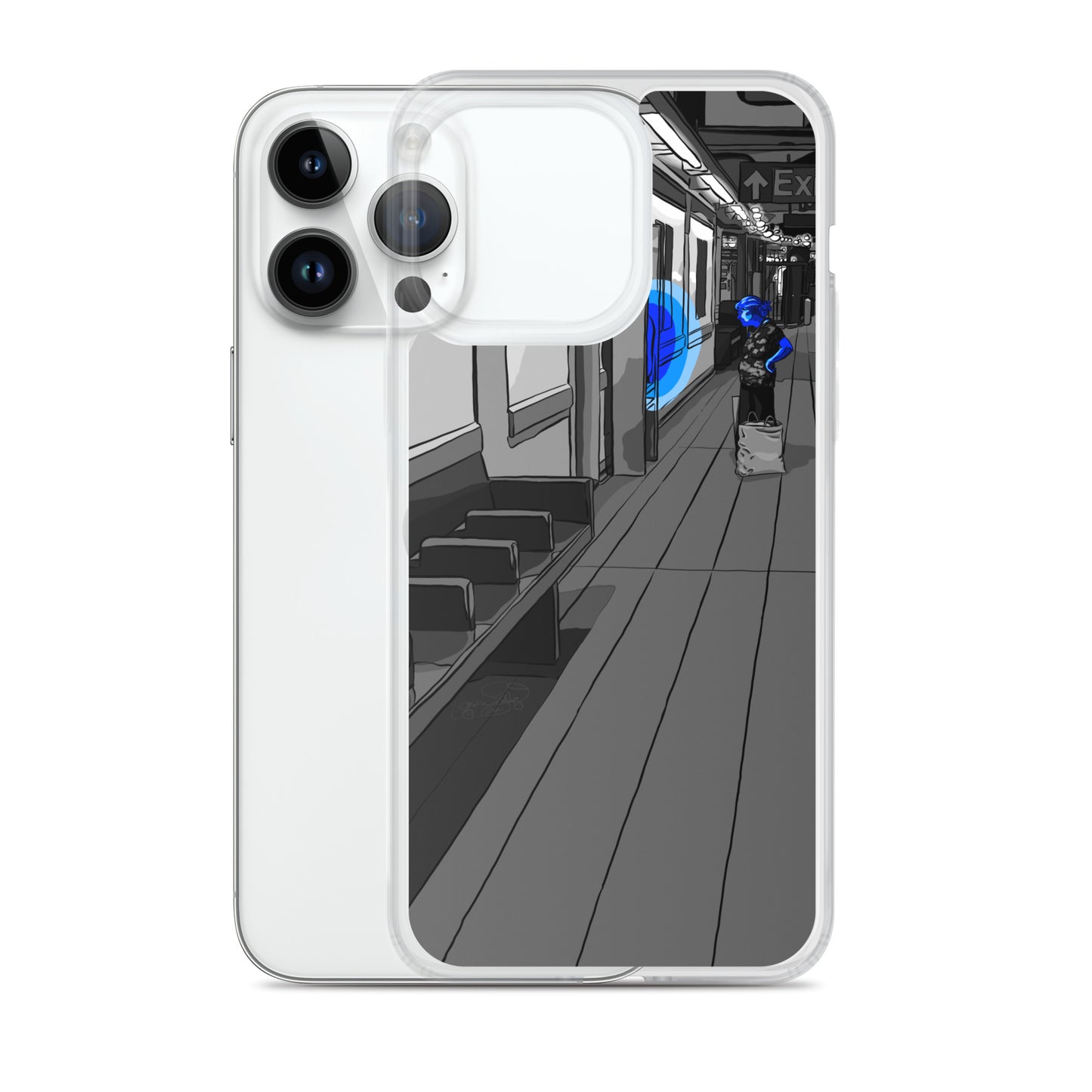 Columbus Circle Subway NYC Clear Case for iPhone®