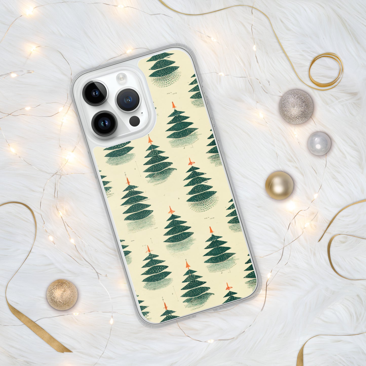 Merry Pine Parade Clear Case for iPhone®