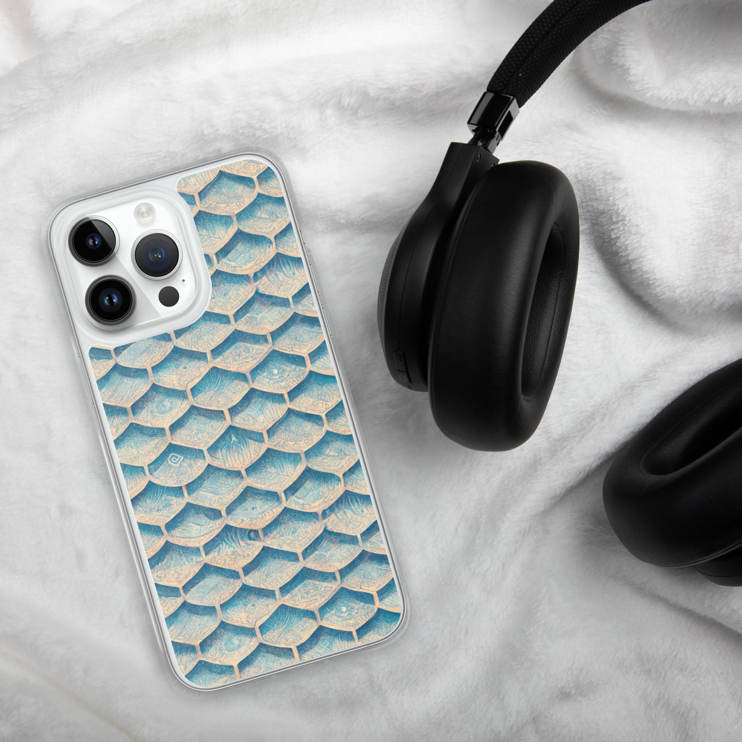 Seafoam Scales Clear Case for iPhone®