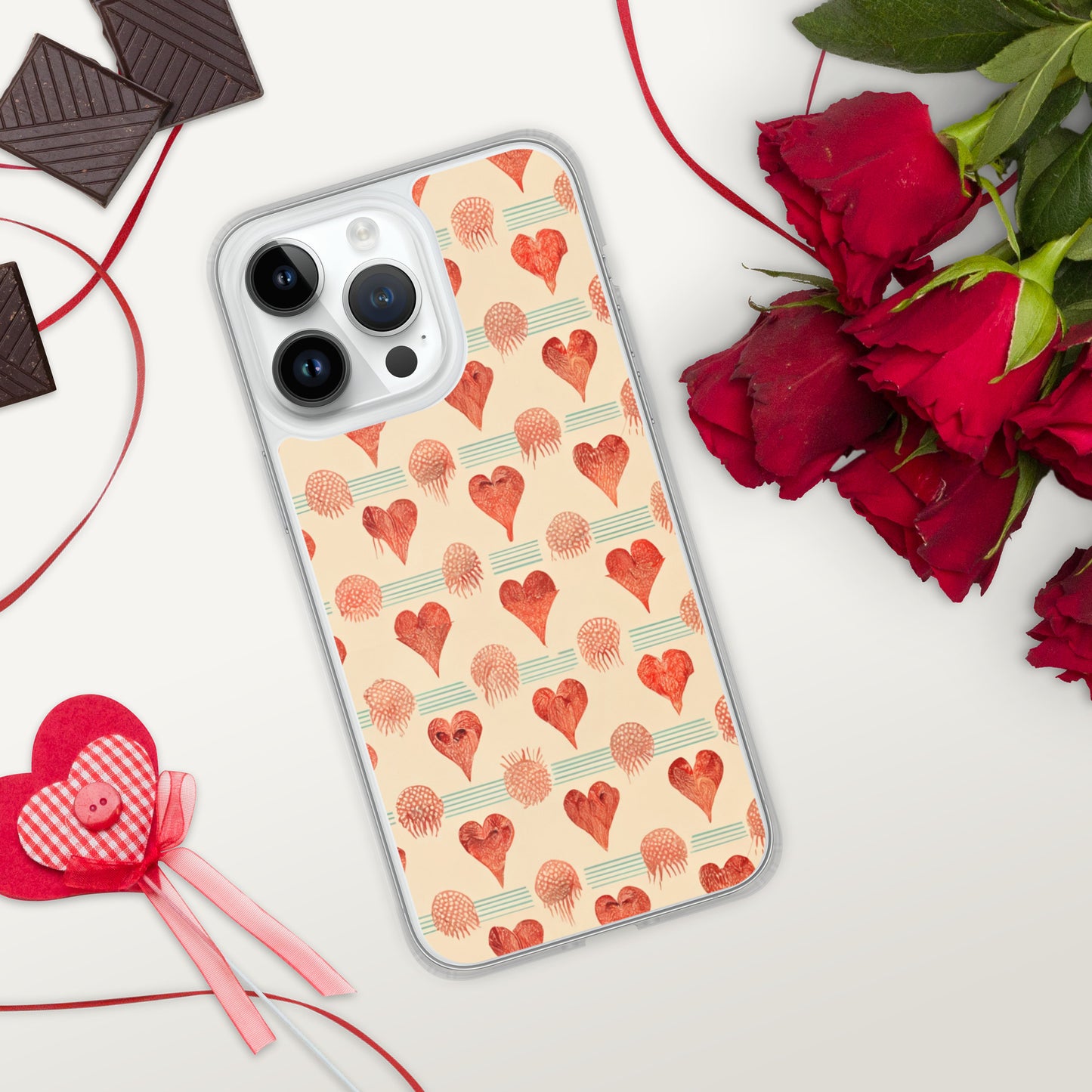 Loves Prints Clear Case for iPhone®