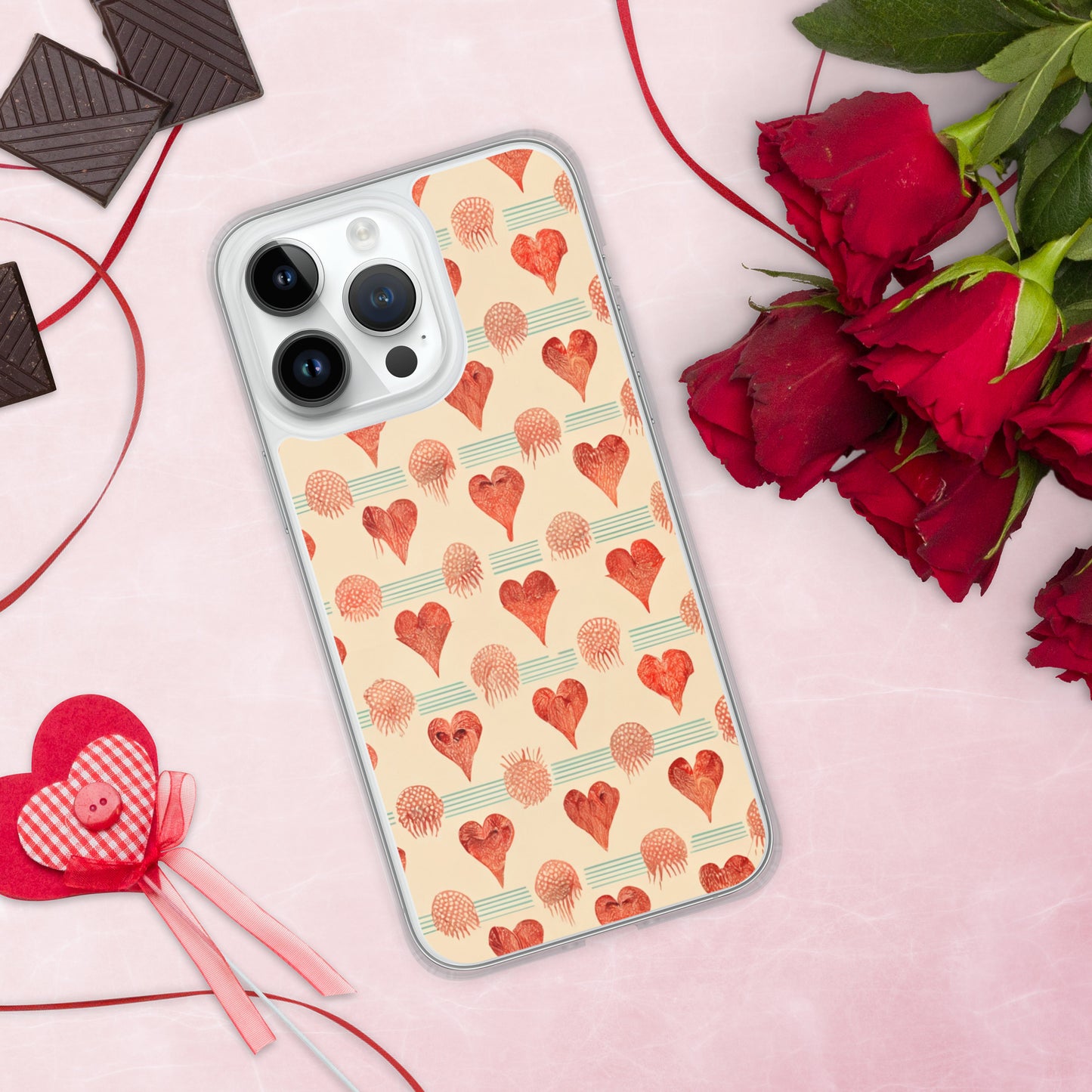 Loves Prints Clear Case for iPhone®