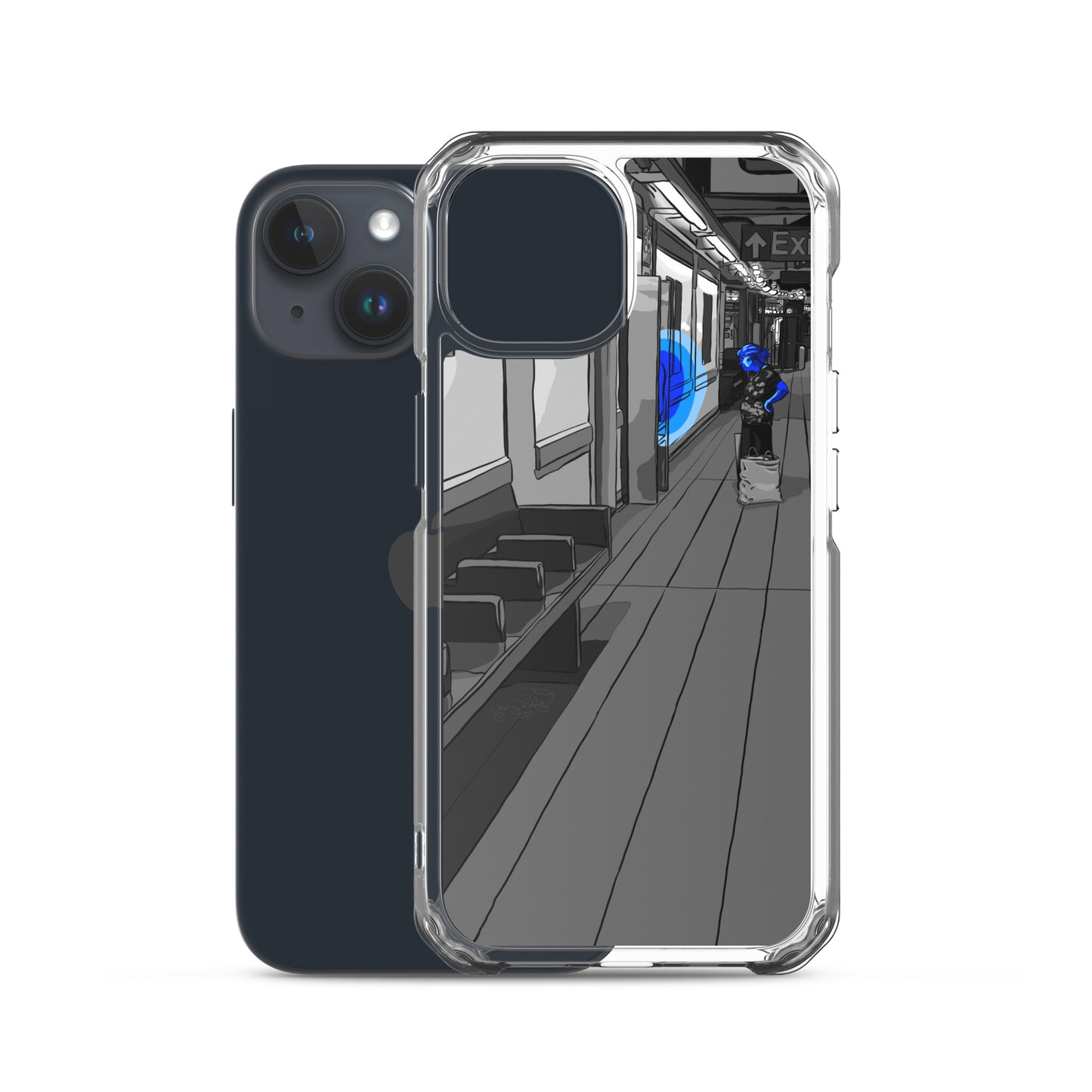 Columbus Circle Subway NYC Clear Case for iPhone®