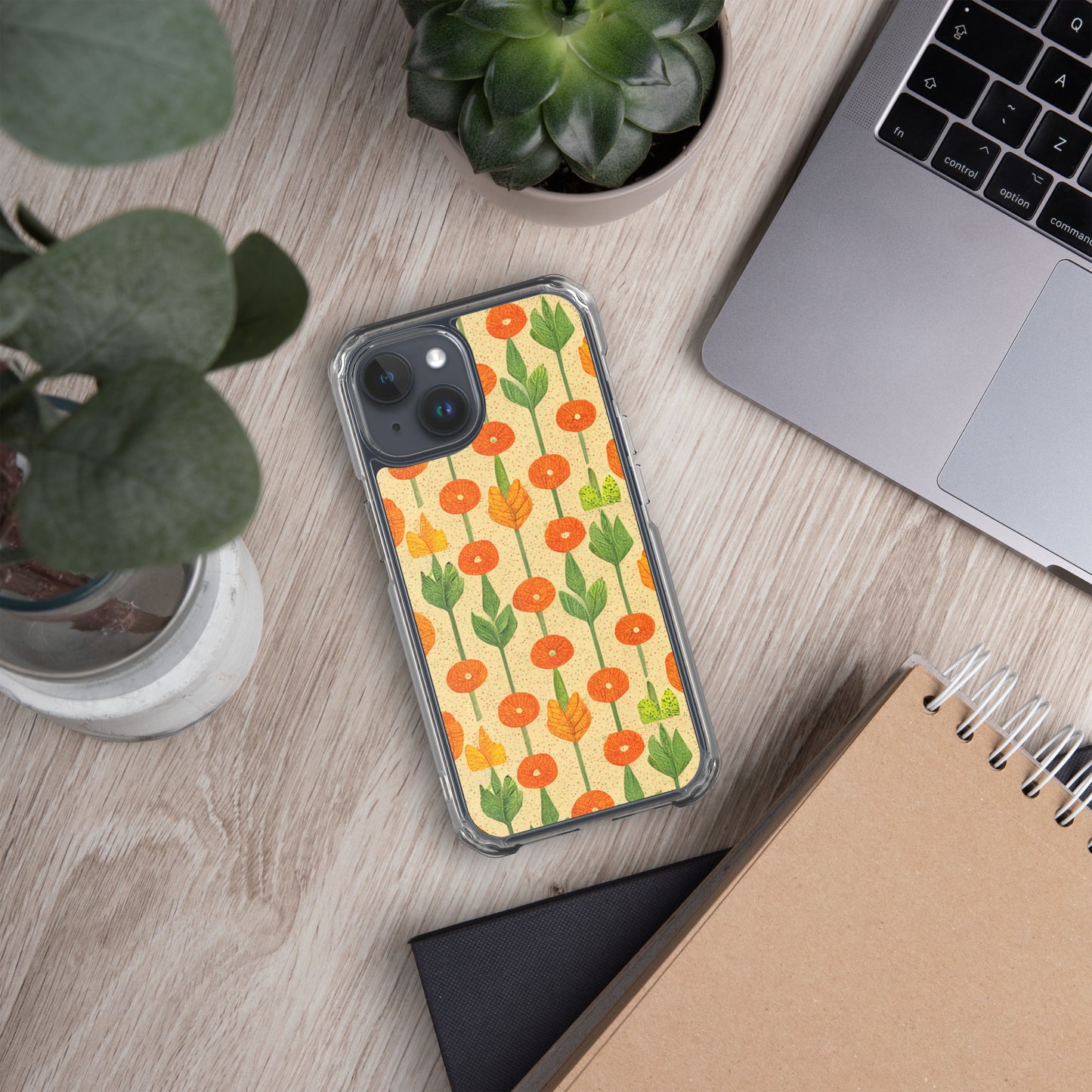 70’s Floral Fiesta Clear Case for iPhone®