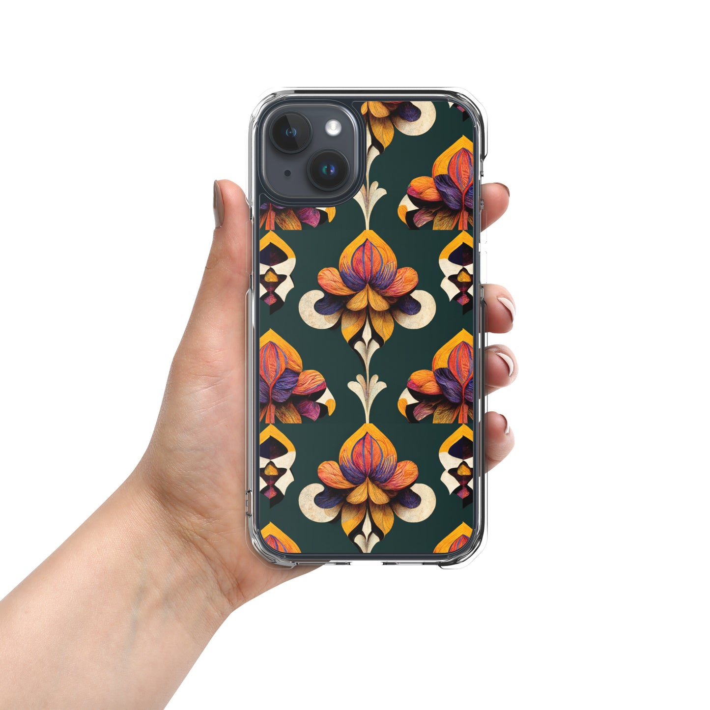 Taza’s Radiant Petals Clear Case for iPhone®