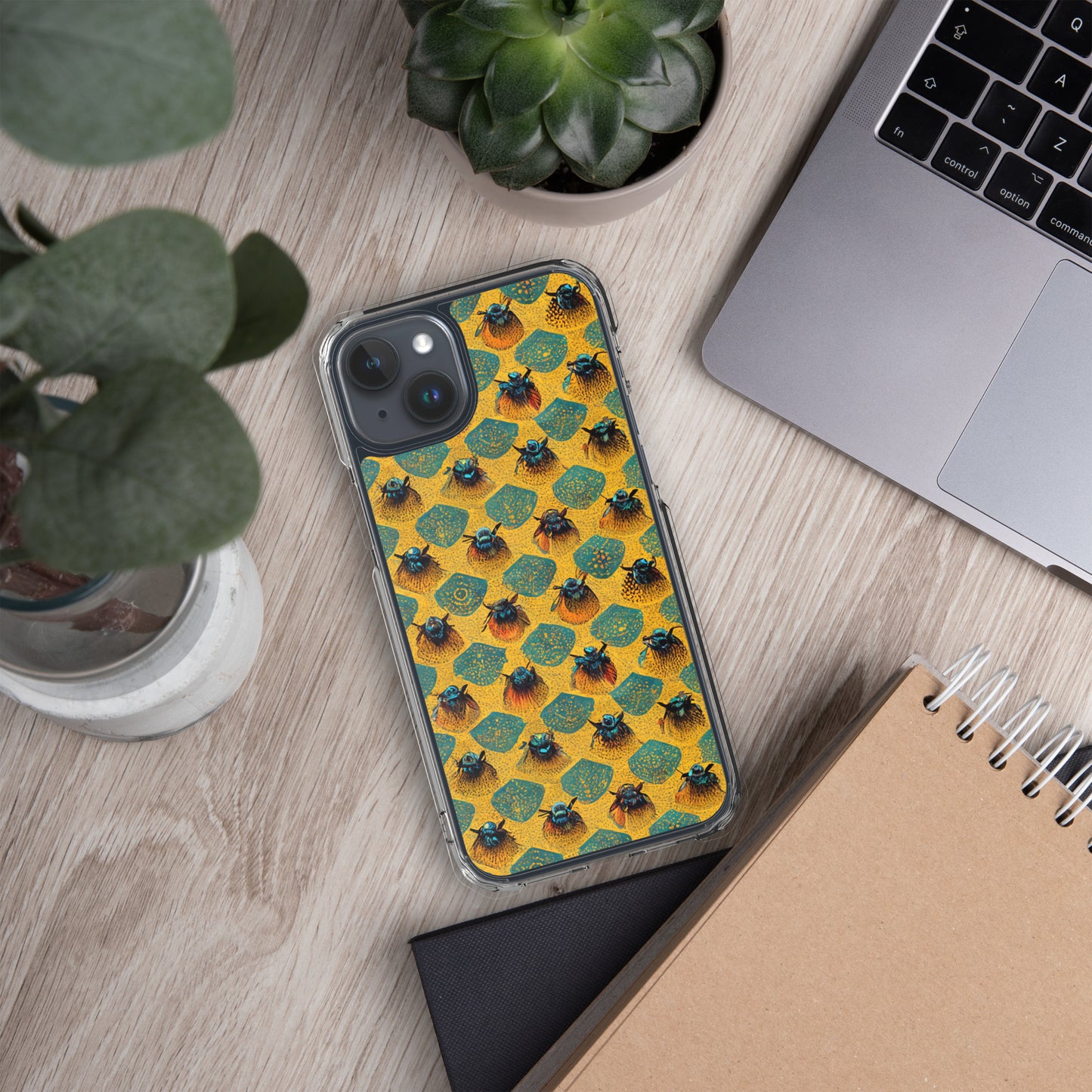 Honeycomb Whispers Clear Case for iPhone®