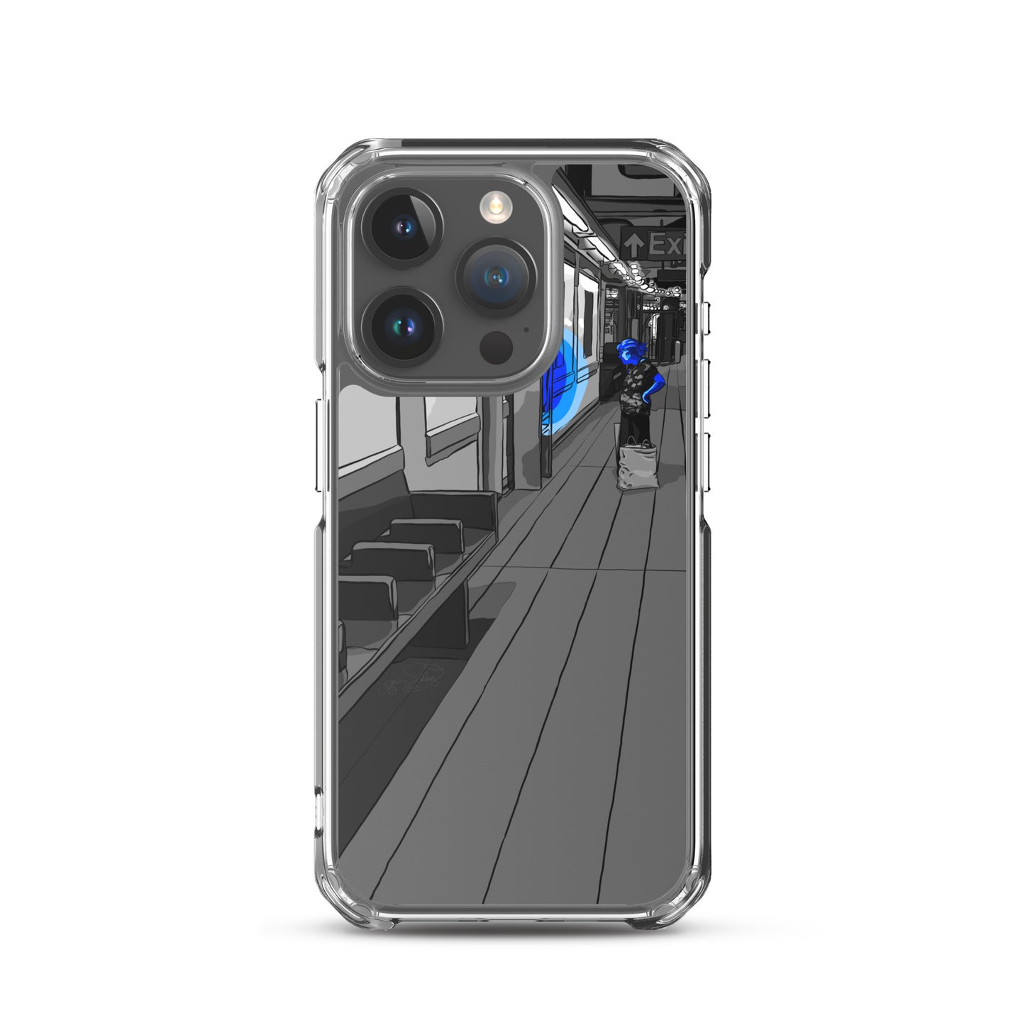 Columbus Circle Subway NYC Clear Case for iPhone®