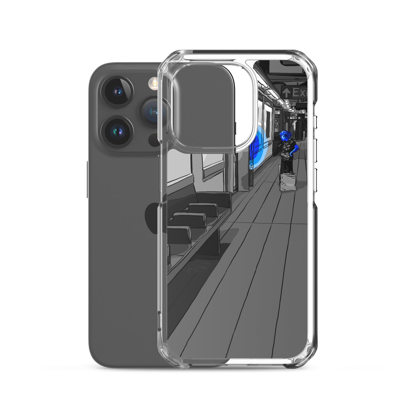 Columbus Circle Subway NYC Clear Case for iPhone®