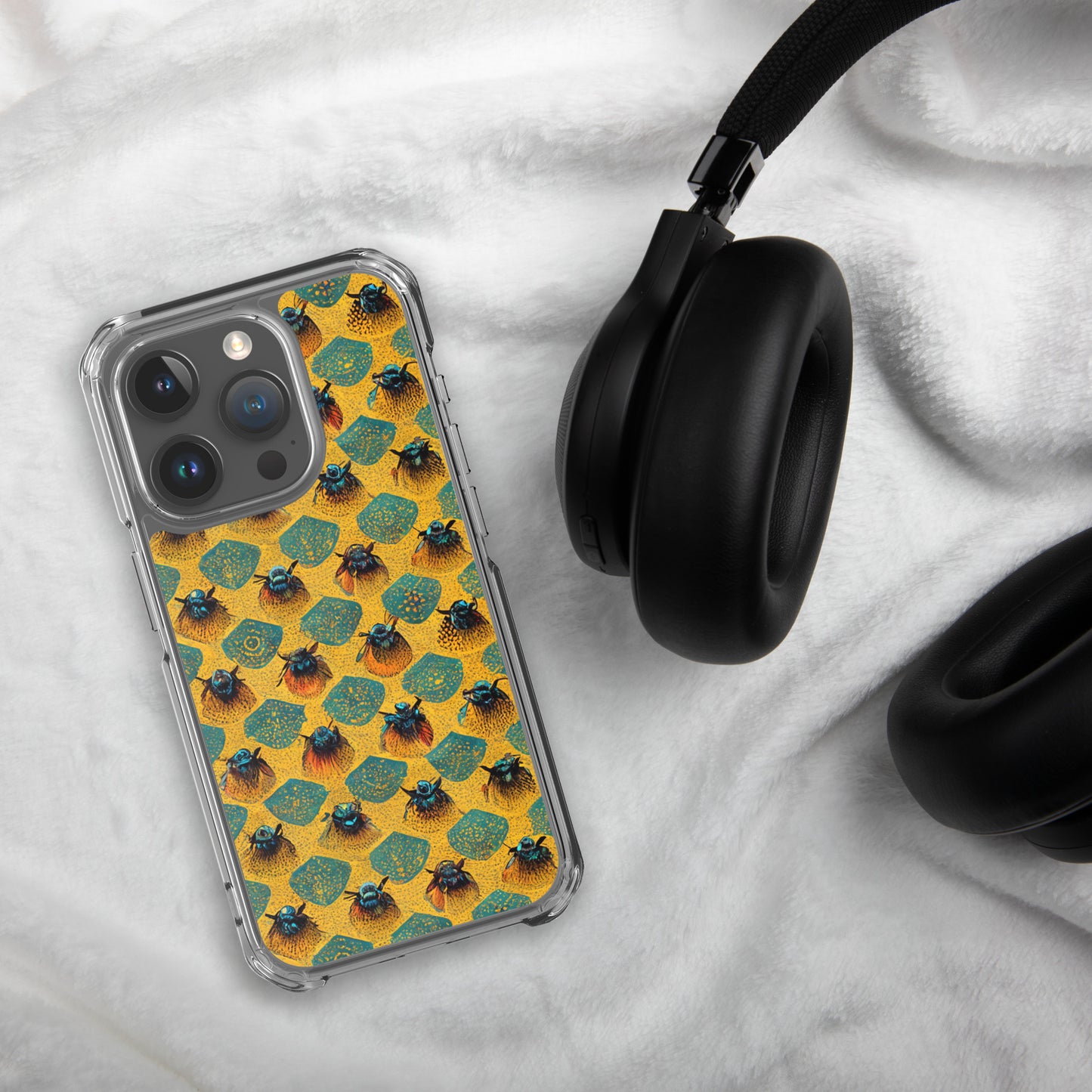 Honeycomb Whispers Clear Case for iPhone®