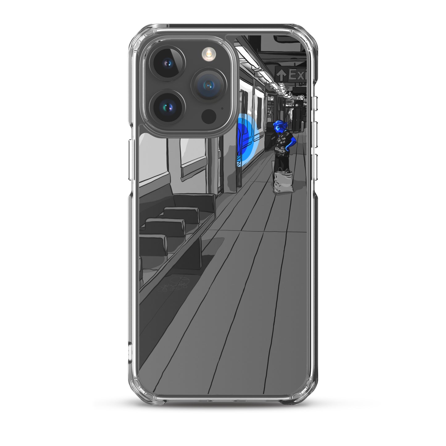 Columbus Circle Subway NYC Clear Case for iPhone®