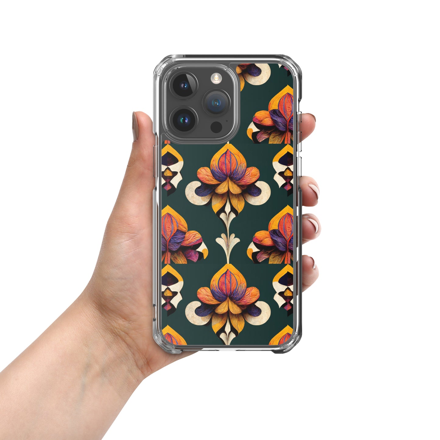 Taza’s Radiant Petals Clear Case for iPhone®