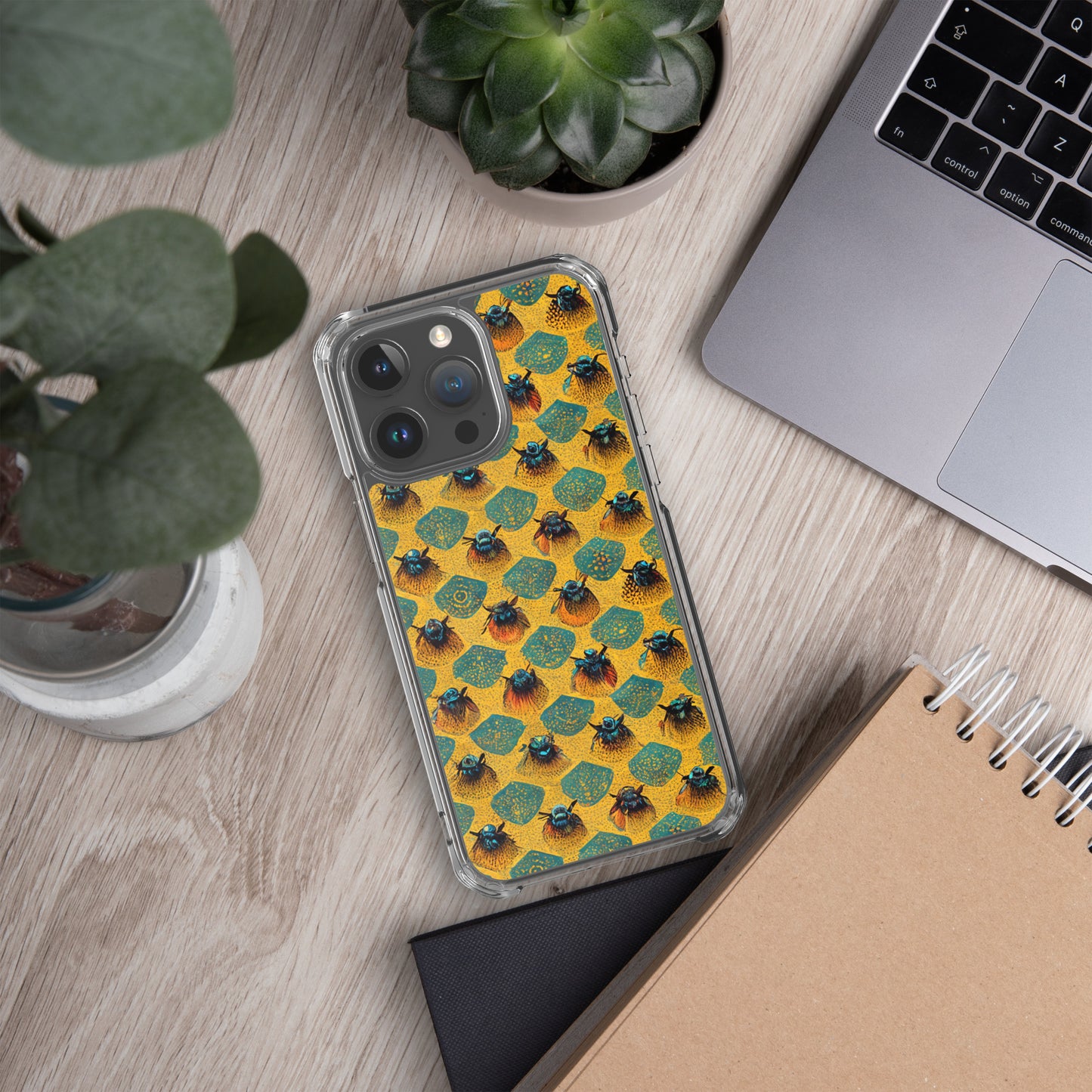 Honeycomb Whispers Clear Case for iPhone®