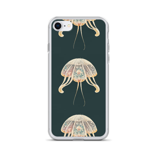 Oceanic Floral Clear Case for iPhone®