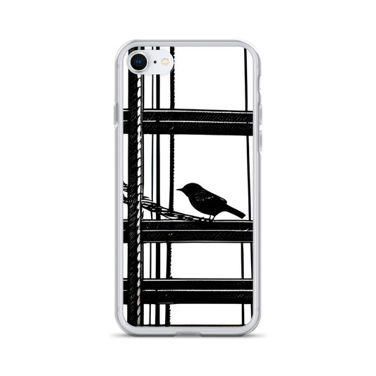 Solitary Perch on Clear Case for iPhone®