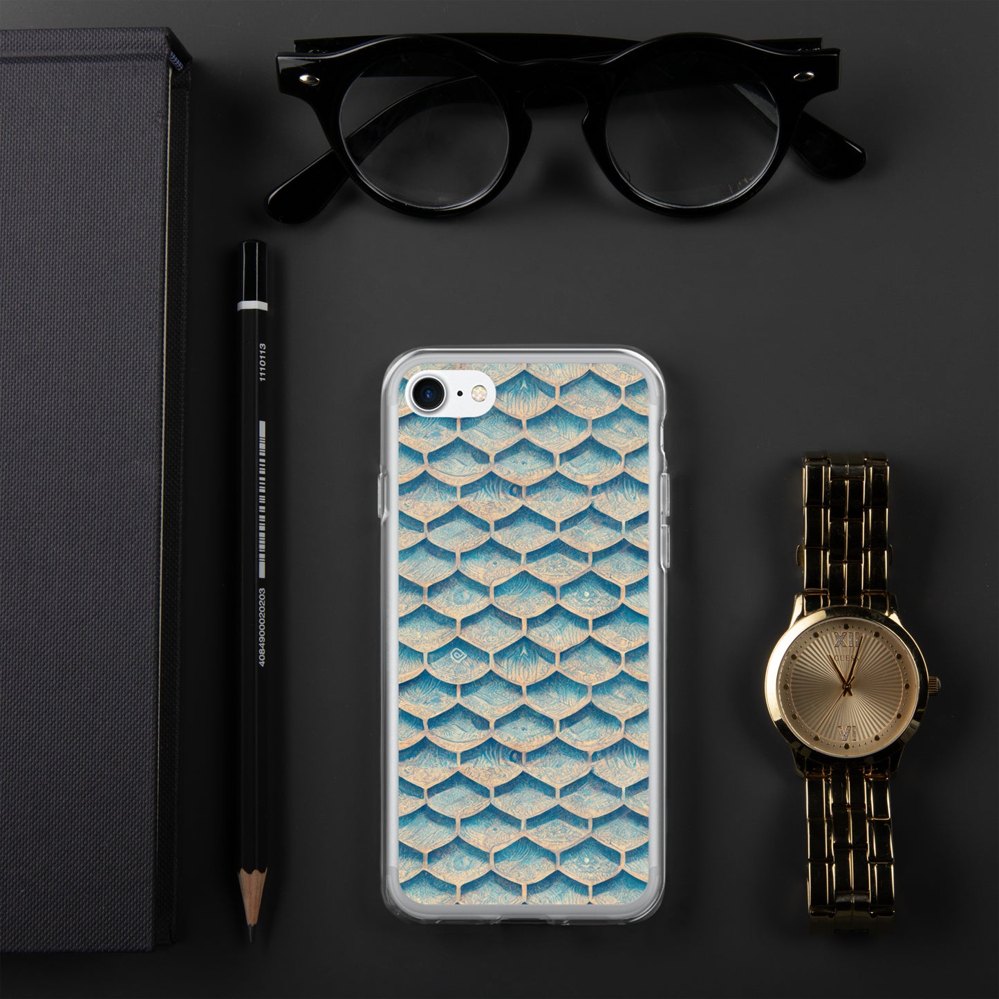 Seafoam Scales Clear Case for iPhone®