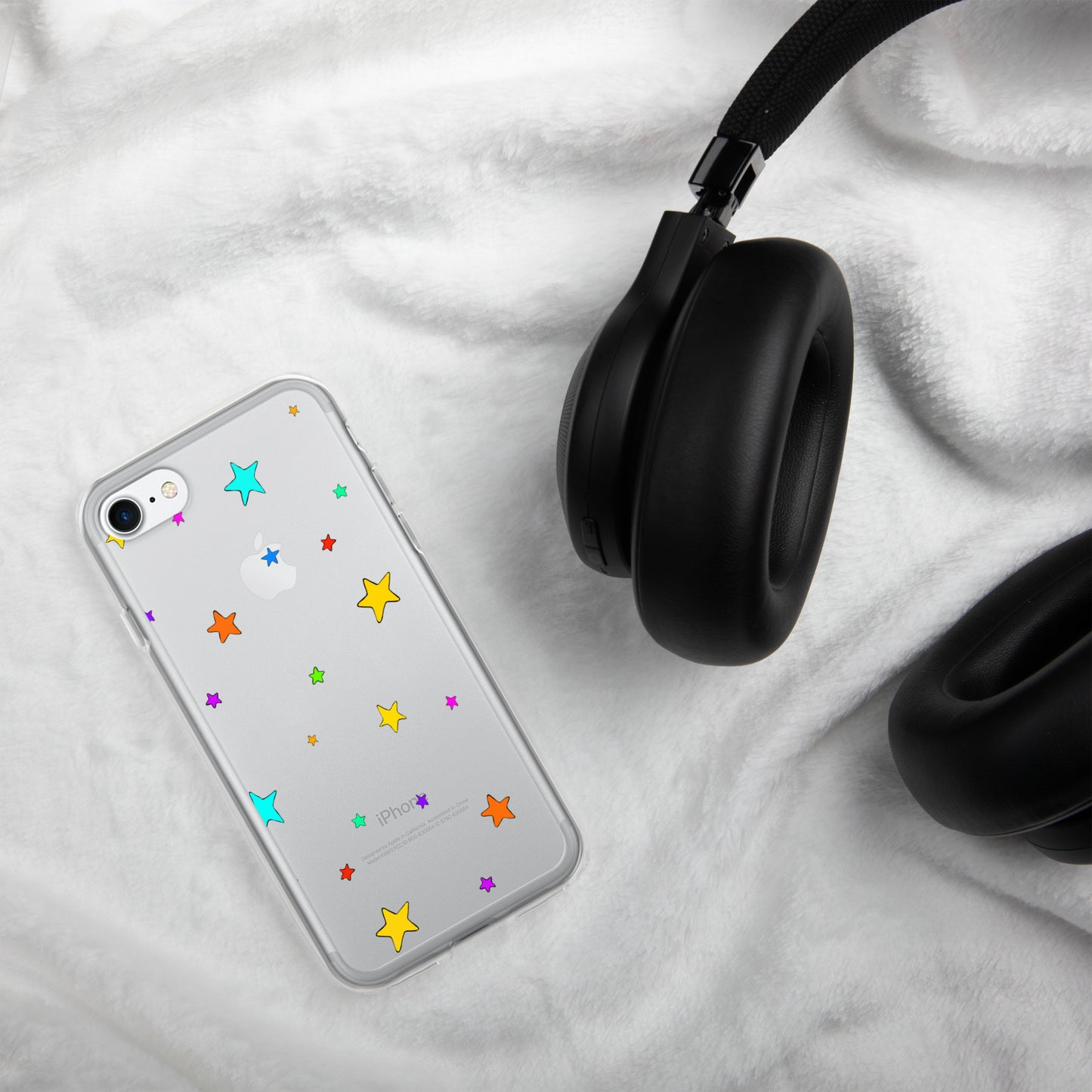 Colorful Stars Clear Case for iPhone®