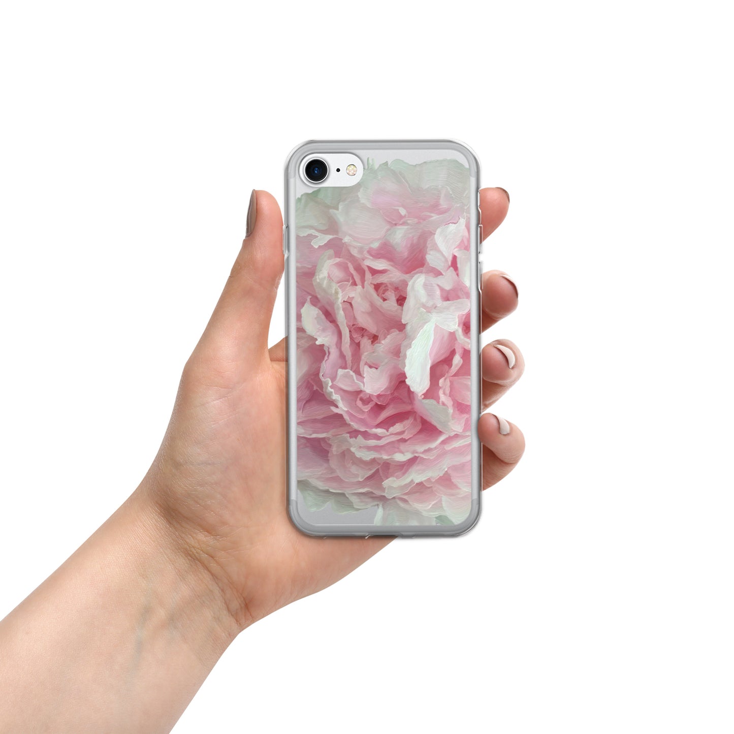 Cloey’s Peony on Clear Case for iPhone®