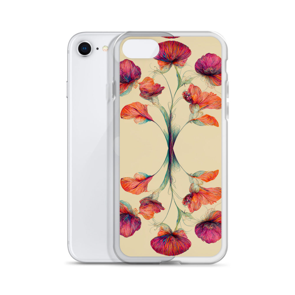 Nouveau Flowers on Clear Case for iPhone®